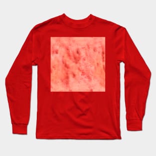 Peach Galaxy Dye Long Sleeve T-Shirt